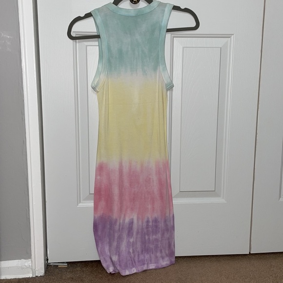 NWOT Volcom Pastel Tie Dye Sleeveless Dress - Picture 3 of 3